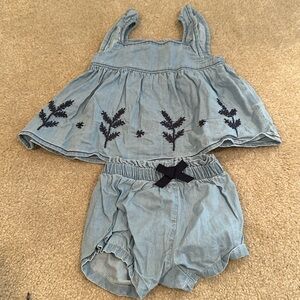 Hatley chambray set